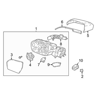 Lincoln OE - Front Door - Outside Mirrors (W/O Side Camera), (L Select / Premiere / Select)