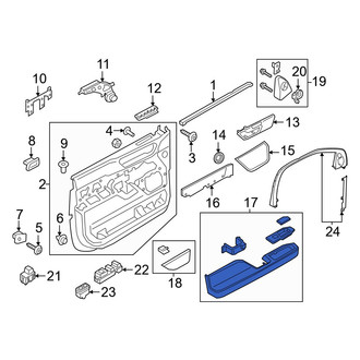 Lincoln OE - Front Left Door Armrest