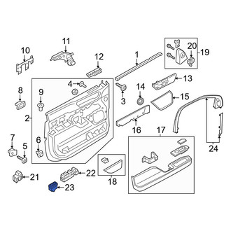 Lincoln OE - Right Door Lock Switch