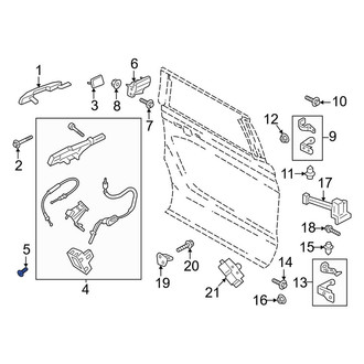 Lincoln OE - Door Lock Striker Plate Bolt