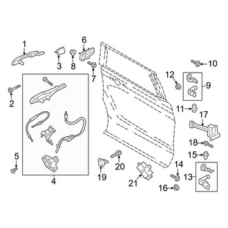 Lincoln OE - Rear Door - Lock & Hardware
