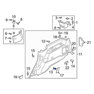 Lincoln OE - Bumper Cover Spacer Panel Screw