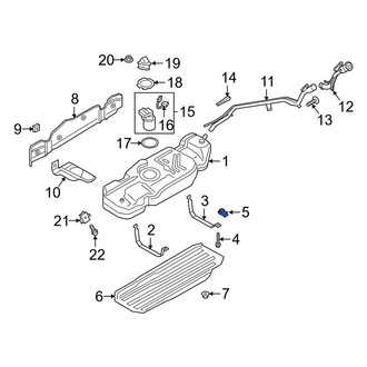 Lincoln OE - Fuel Tank Strap Nut