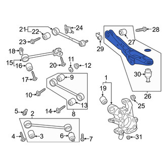 Lincoln OE - Front Left Upper Suspension Control Arm