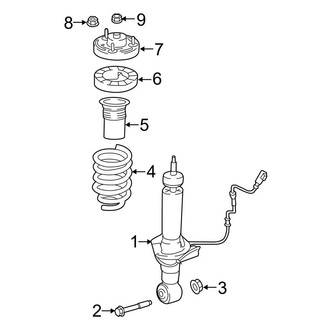 Lincoln OE - Rear Suspension - Struts & Components