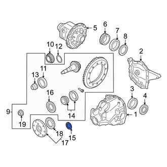 Lincoln OE - Differential Pinion Bearing Washer