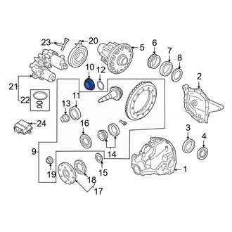 Lincoln OE - Rear Inner Differential Pinion Race