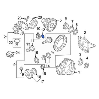 Lincoln OE - Rear Inner Differential Pinion Race
