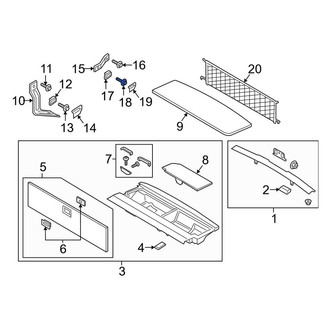 Lincoln OE - Tie Down Hook Screw