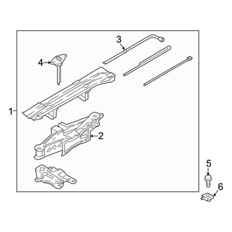 Lincoln OE - Rear Body & Floor - Jack & Components