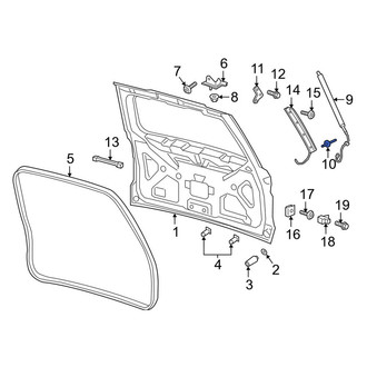 Lincoln OE - Tailgate Lift Motor Bolt