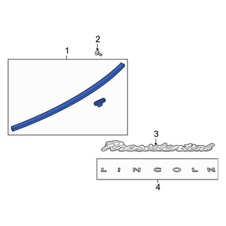 Lincoln OE - Rear Liftgate Reveal Molding