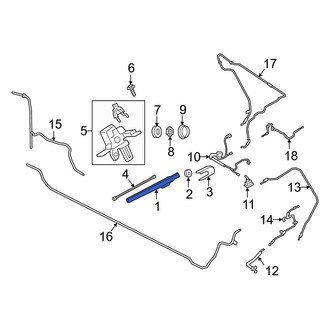 Lincoln OE - Rear Wiper Arm