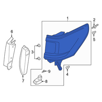 Lincoln OE - Rear Left Tail Light Assembly