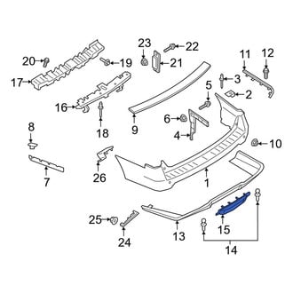 Lincoln OE - Rear Tow Hook Cover
