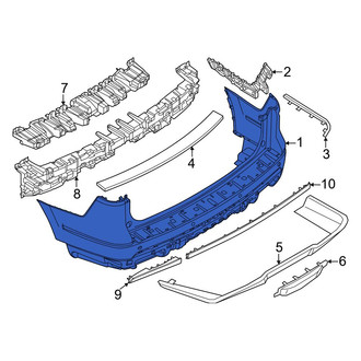 Lincoln OE - Rear Upper Bumper Cover