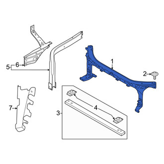 Lincoln OE - Front Radiator Support Panel