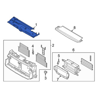 Lincoln OE - Front Radiator Support Access Cover