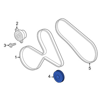 Lincoln OE - Accessory Drive Belt Idler Pulley