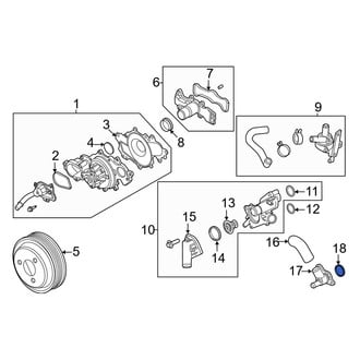 Lincoln OE - Engine Coolant Water Outlet Seal