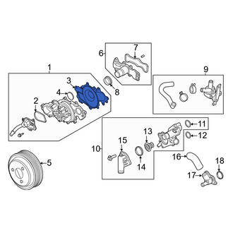 Lincoln OE - Engine Water Pump Gasket