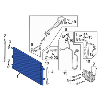 Lincoln OE - A/C Condenser