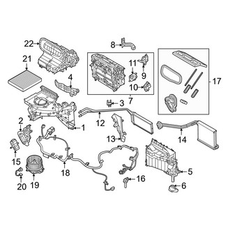 Lincoln OE - Air Conditioner & Heater - Front Heater Unit