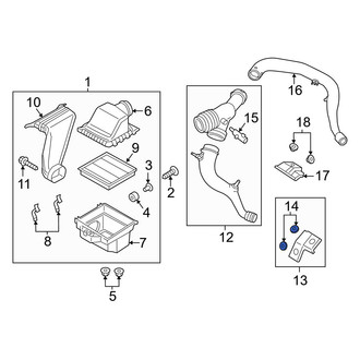 Lincoln OE - Air Filter Housing Insulator