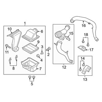 Lincoln OE - Air Filter and Housing Assembly