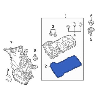 Lincoln OE - Left Engine Valve Cover Gasket