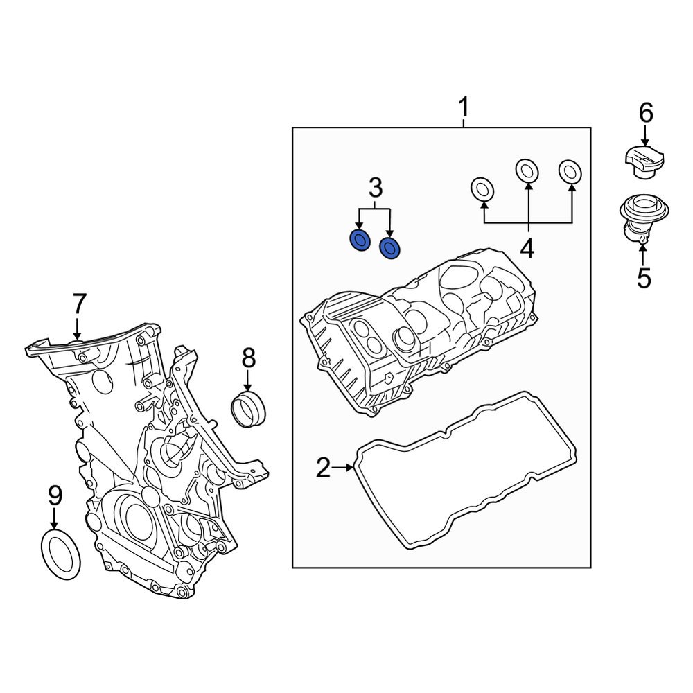 洋書 DRAWN FROM THE SOURCE Ford OEM Air Filter and Housing Assembly 8C3Z9600C Image 1