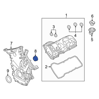 Lincoln OE - Engine Timing Cover Gasket