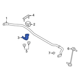 Lincoln OE - Front Lower Suspension Stabilizer Bar Bracket