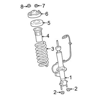 Lincoln OE - Front Suspension - Struts & Components