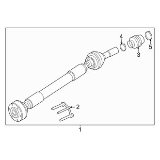 Lincoln OE - Front Suspension - Drive Shaft