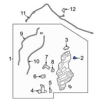 Lincoln OE - Washer Fluid Reservoir Clip