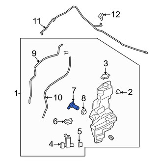Lincoln OE - Front Washer Fluid Level Sensor