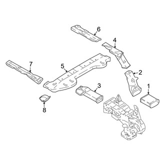 Lincoln OE - Instrument Panel - Ducts (Rear)
