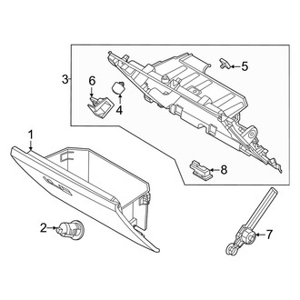 Lincoln OE - Instrument Panel - Glove Box