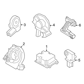 Lincoln OE - Restraint Systems - Air Bag Components (Modules & Sensors)