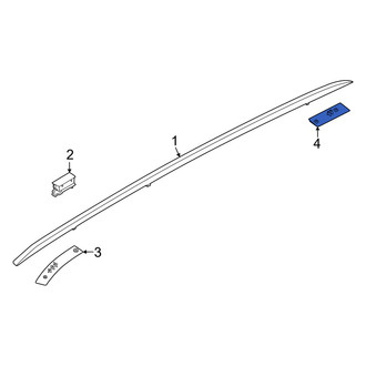 Lincoln OE - Rear Left Roof Molding Bracket