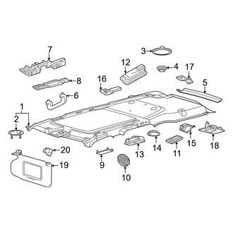 Lincoln OE - Roof - Interior Trim