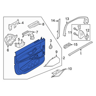 Lincoln OE - Front Right Inner Door Interior Trim Panel