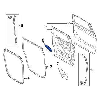 Lincoln OE - Rear Left Door Access Cover