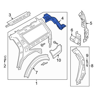 Lincoln OE - Right Upper Body D-Pillar