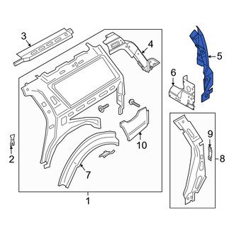Lincoln OE - Right Lower Body D-Pillar