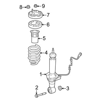 Lincoln OE - Rear Suspension - Struts & Components