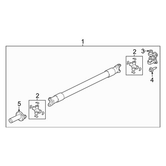 Lincoln OE - Rear Suspension - Drive Shaft