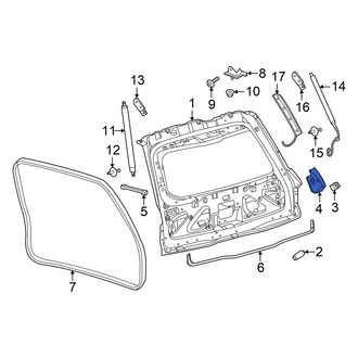 Lincoln OE - Rear Left Liftgate Trim Cover