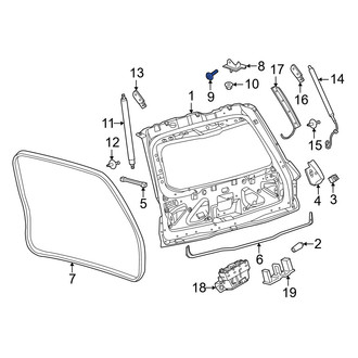Lincoln OE - Liftgate Hinge Bolt